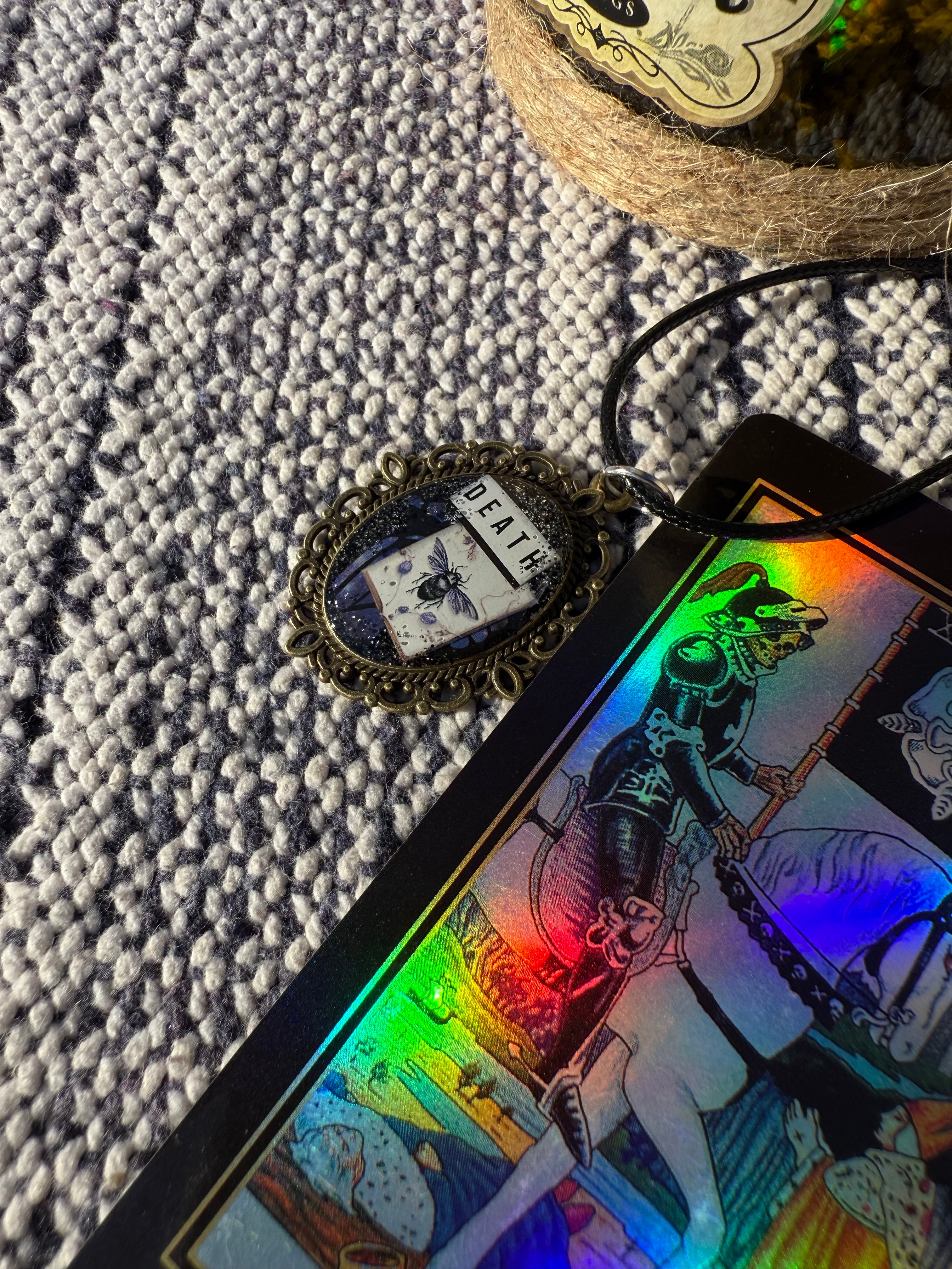 Death | Handmade Tarot Necklace
