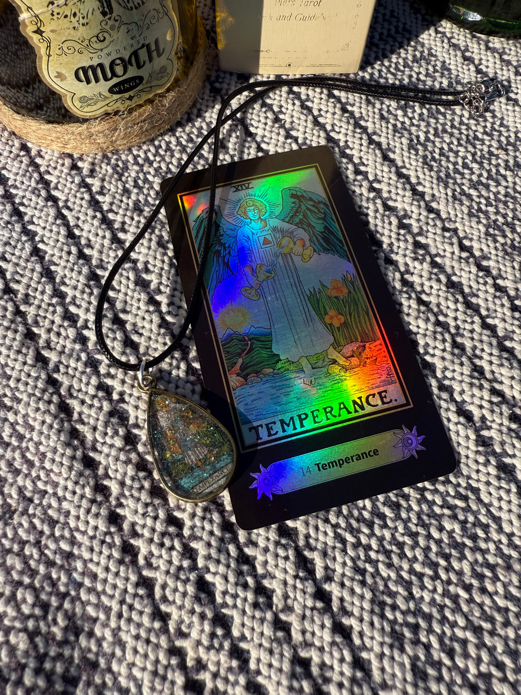Temperance | Handmade Tarot Necklace