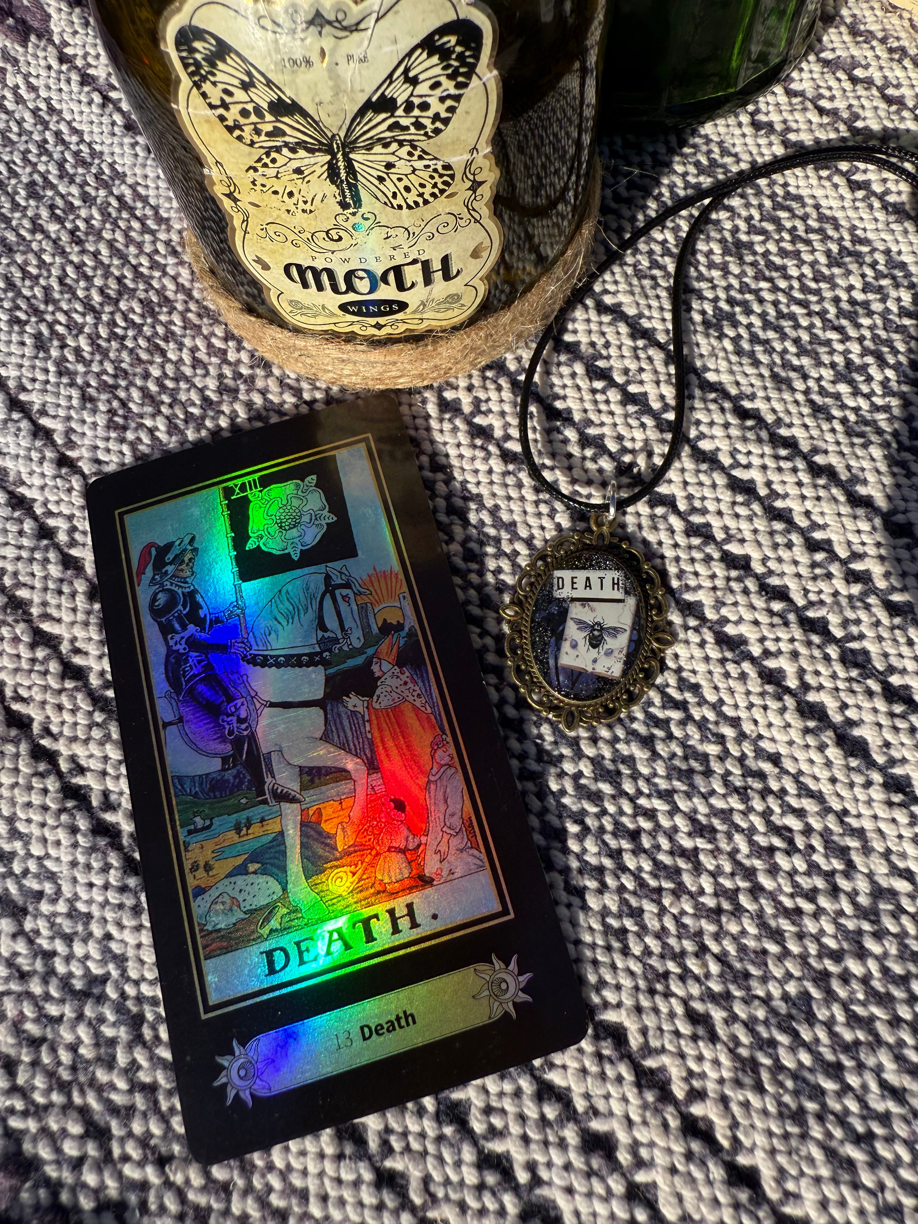 Death | Handmade Tarot Necklace
