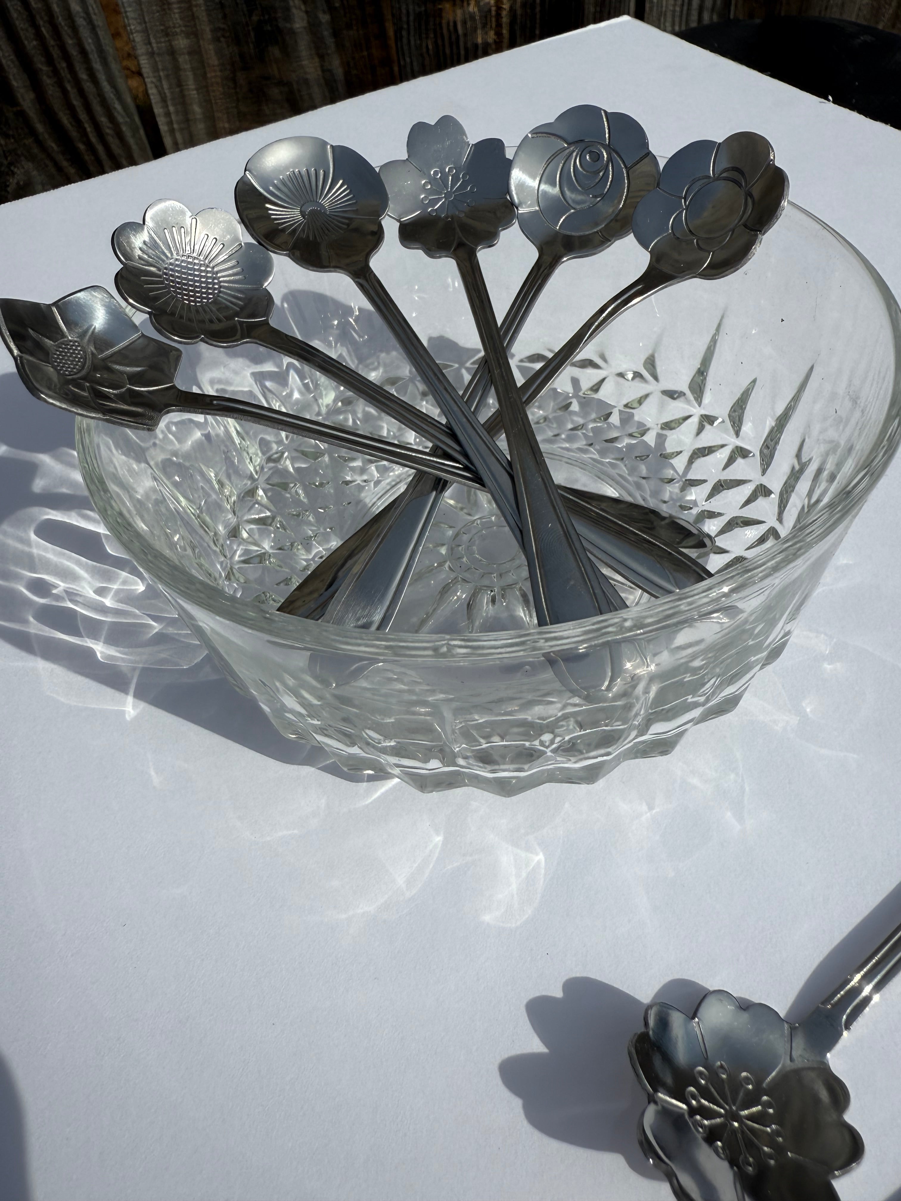Flower Teaspoons