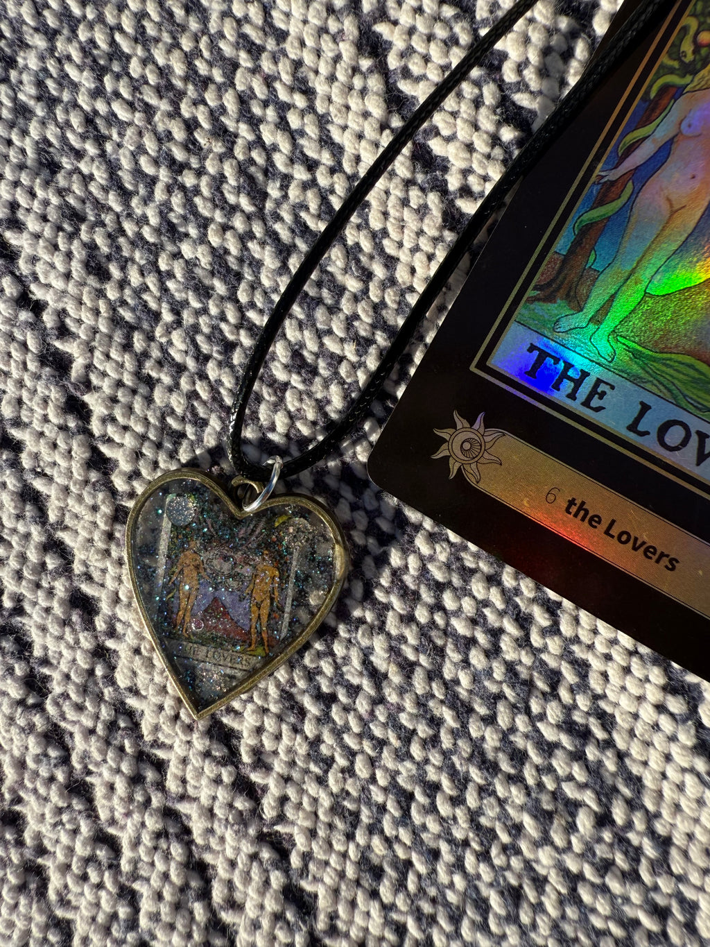 The Lovers | Handmade Tarot Necklace