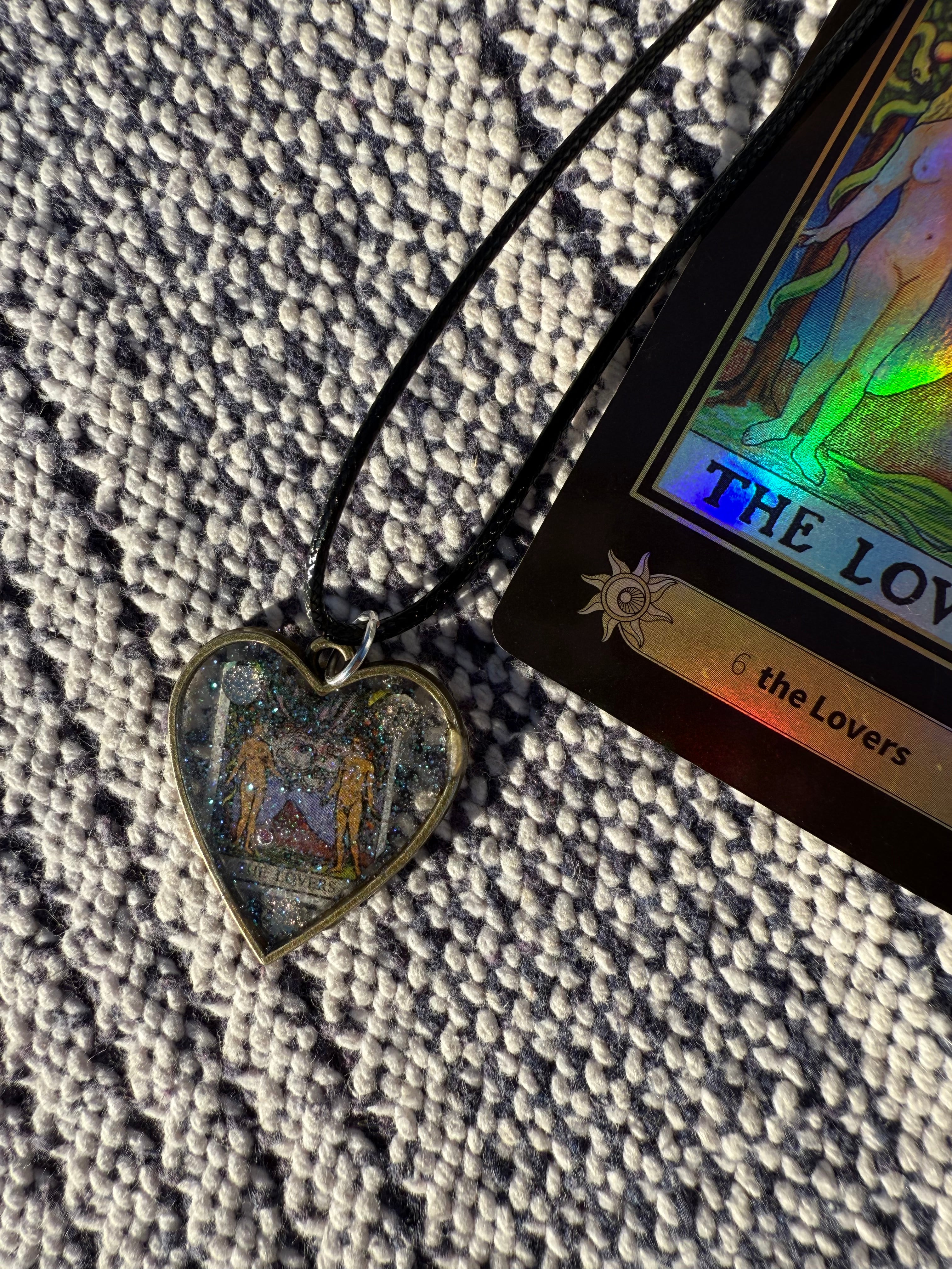 The Lovers | Handmade Tarot Necklace