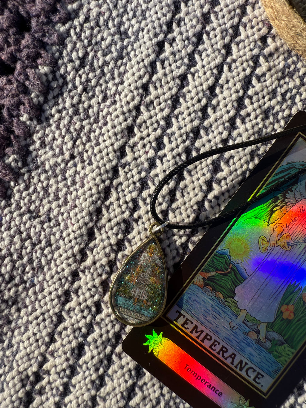 Temperance | Handmade Tarot Necklace