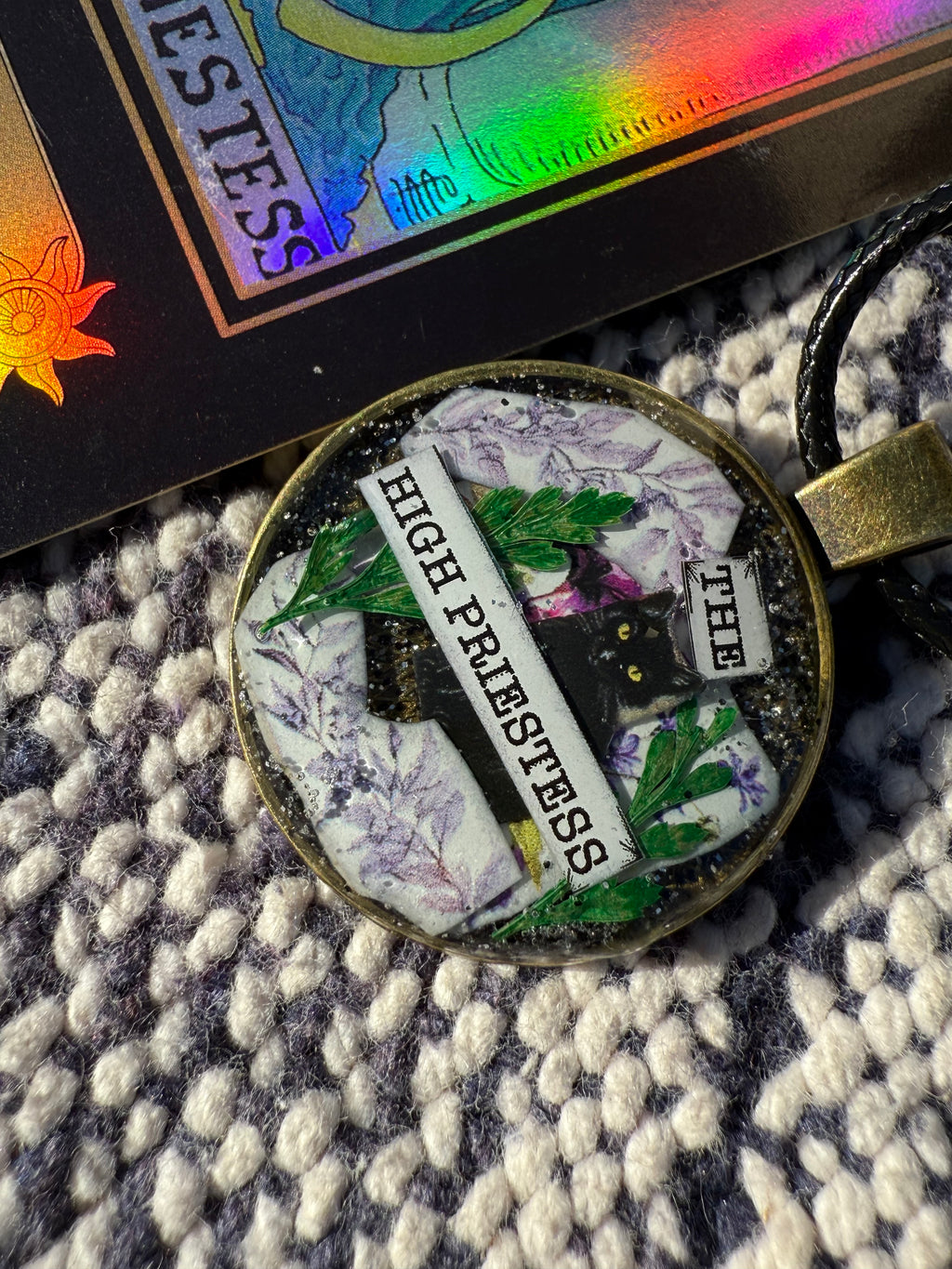 The High Priestess | Handmade Cat Necklace