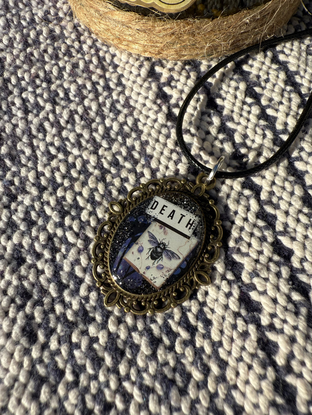 Death | Handmade Tarot Necklace