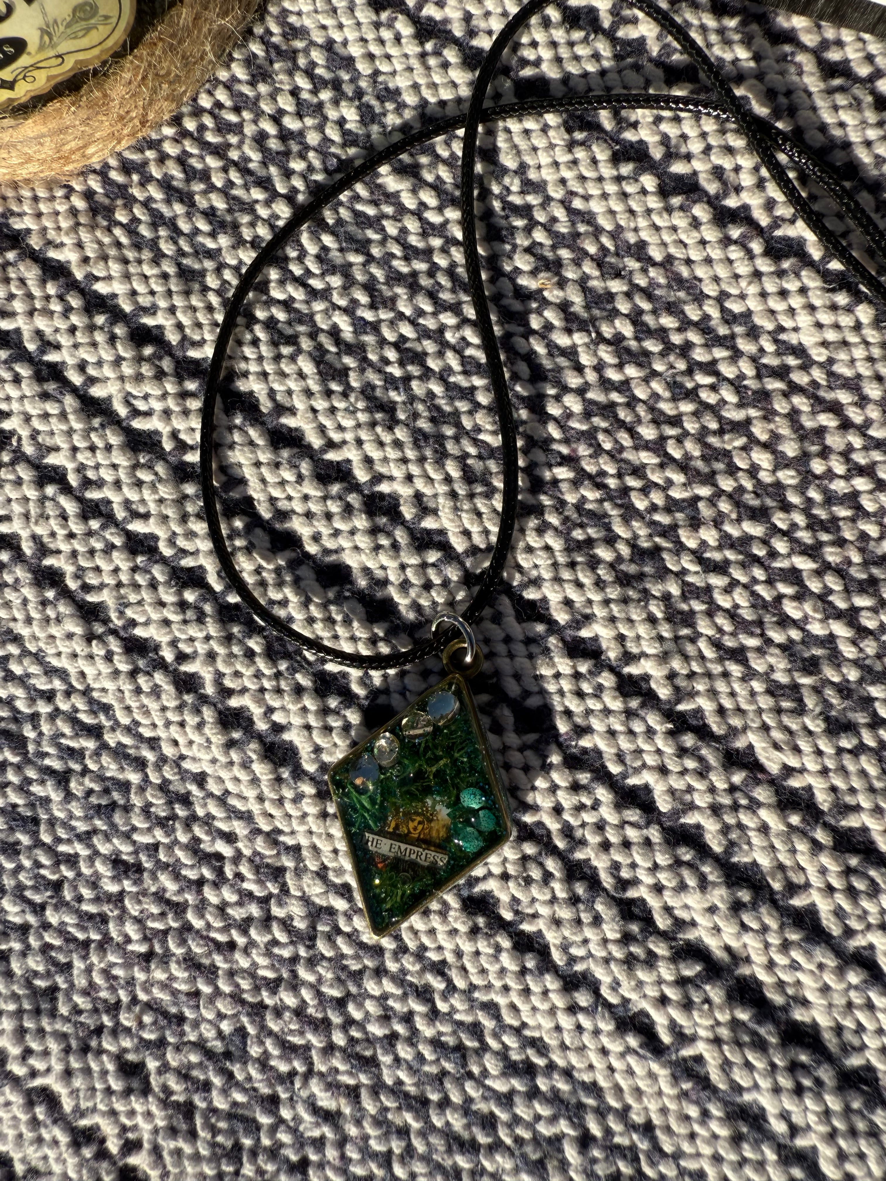 The Empress | Handmade Tarot Necklace