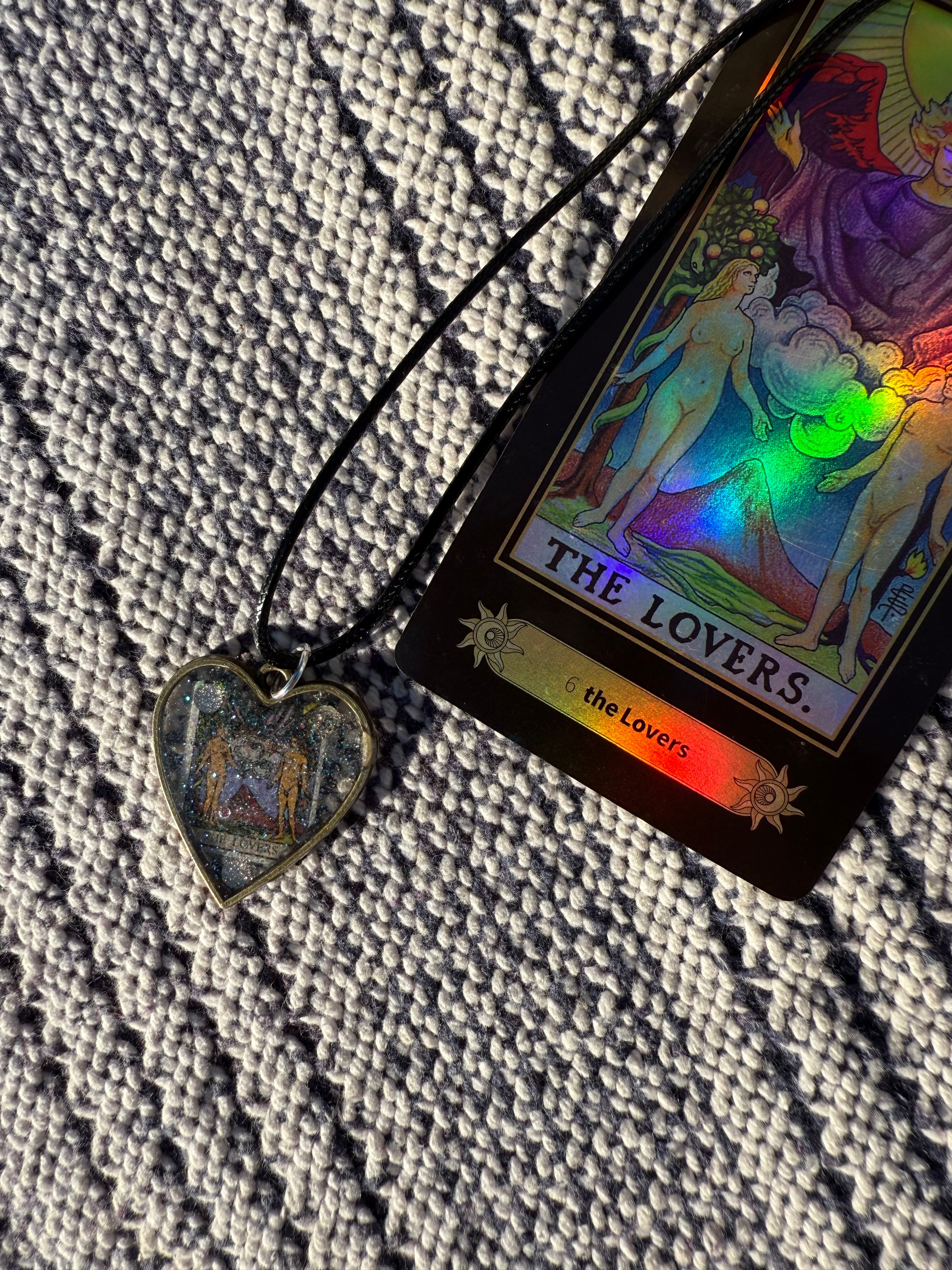 The Lovers | Handmade Tarot Necklace