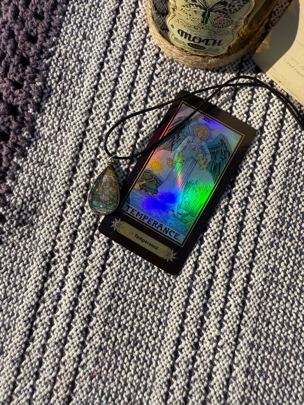 Temperance | Handmade Tarot Necklace