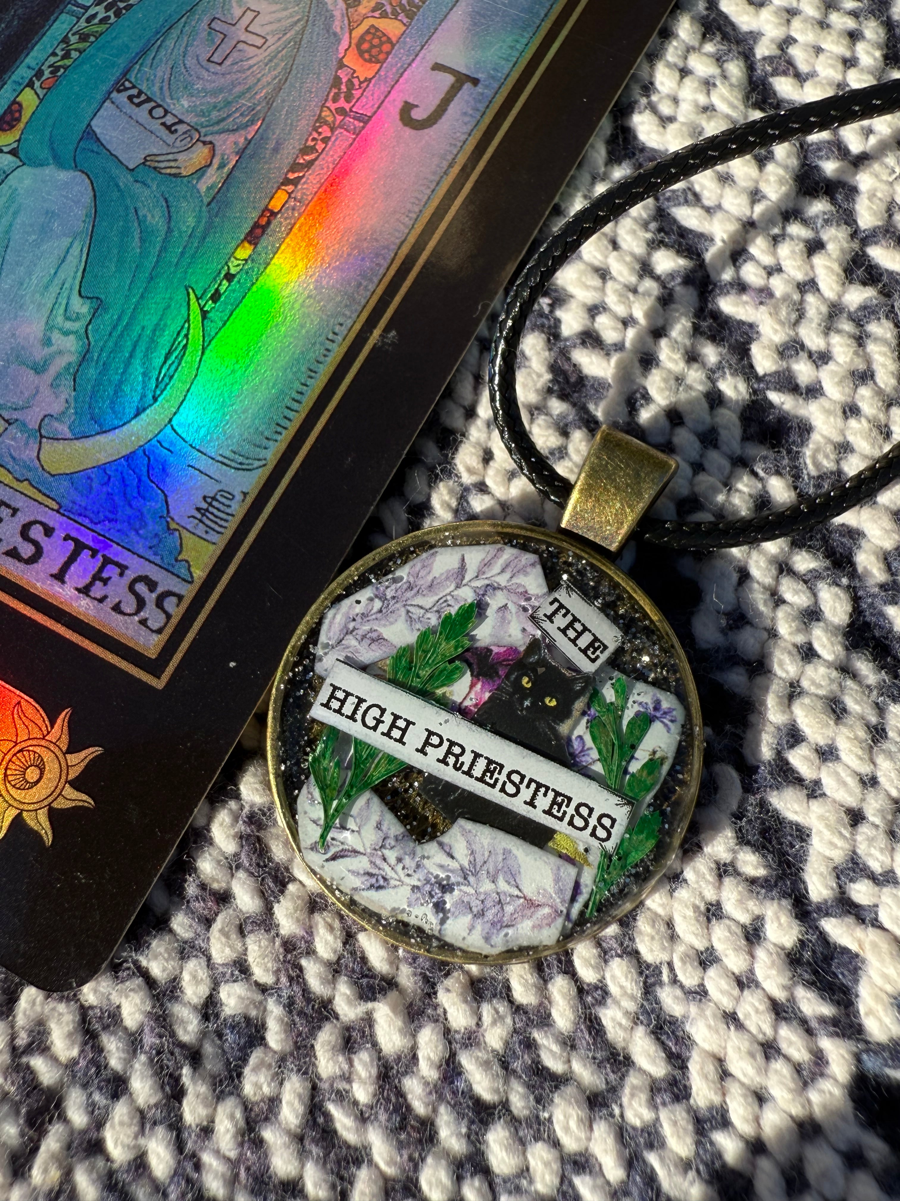 The High Priestess | Handmade Cat Necklace