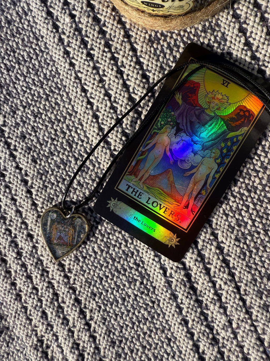 The Lovers | Handmade Tarot Necklace