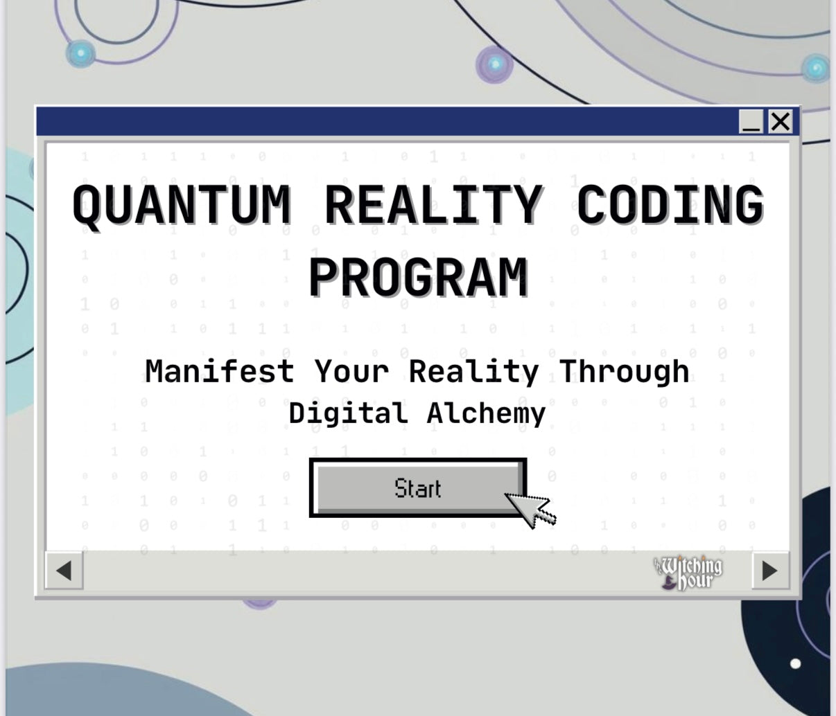 Script A New Reality - Matrix /Simulation Themed